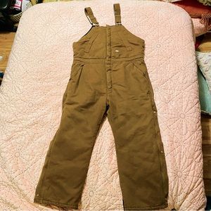 Dickies Duck Insulated Bib Overalls Sz XL Men’s or women’s work pants wi…